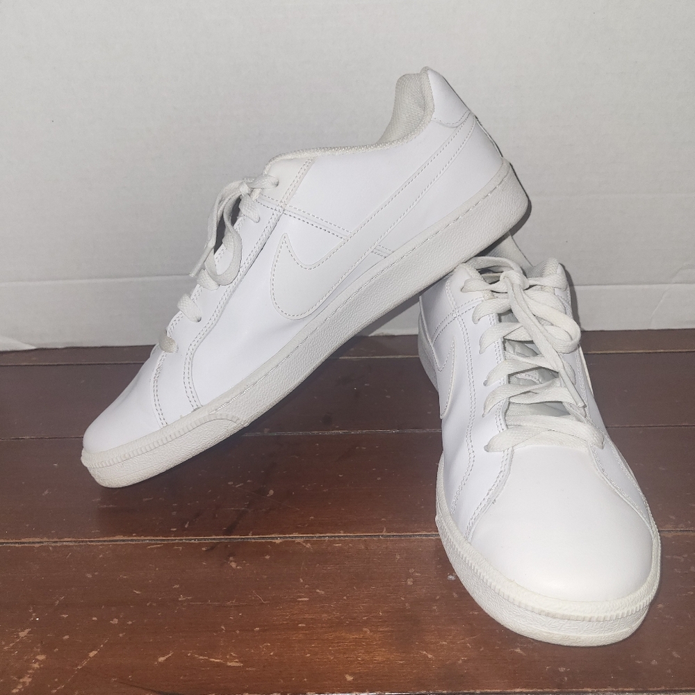Nike Court Royale Trainer Men White Leather Casual Shoes 749747-111 Size 10.5